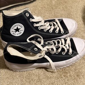 Converse Black and White High-Top Sneakers